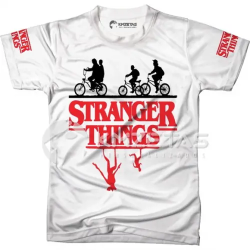 Blusa Stranger Things Camisa Camiseta Manga Curta