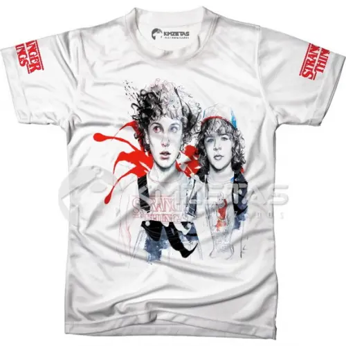 Blusa Stranger Things Eleven Dustin Camisa Camiseta