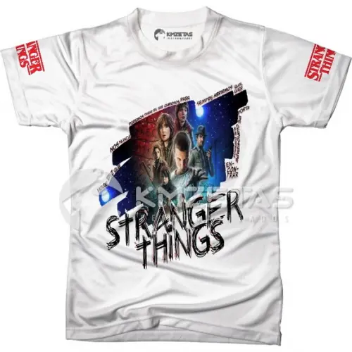 Blusa Stranger Things Netflix Camisa Camiseta Adulto