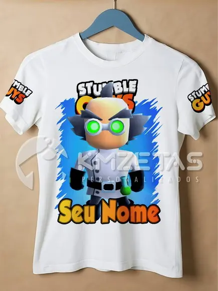 Blusa Stumble Guys Dr Neo Game Jogo Geek Personalizada