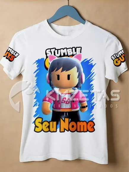 Blusa Stumble Guys Streamer Sophia Game Jogo Personalizada