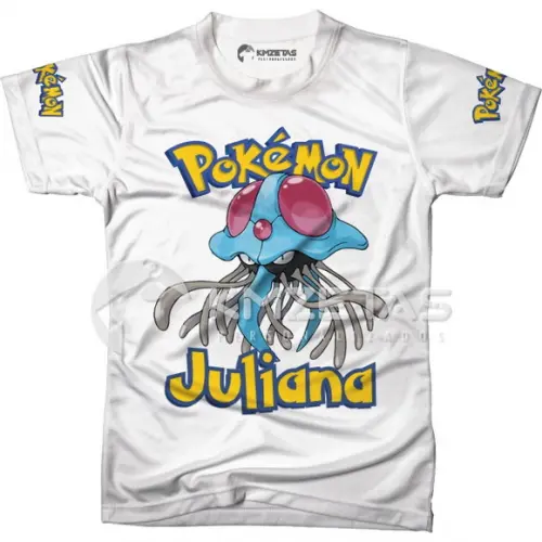 Blusa Tentacruel Pokemon Infantil Adulo Personalizada