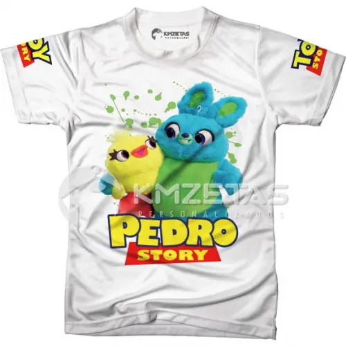 Blusa Toy Story 4 Bunny Coelho Ducky Pato Personalizada