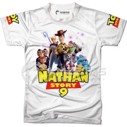 Blusa Toy Story 4 Festa Infantil Adulto Personalizada