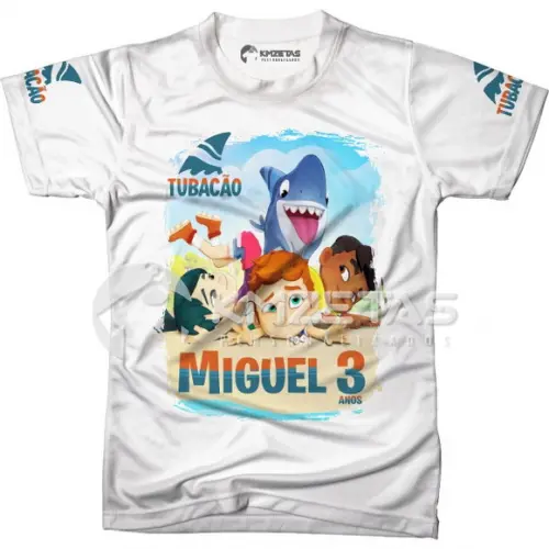 Blusa Tubacão Festa Infantil Aniversário Personalizada