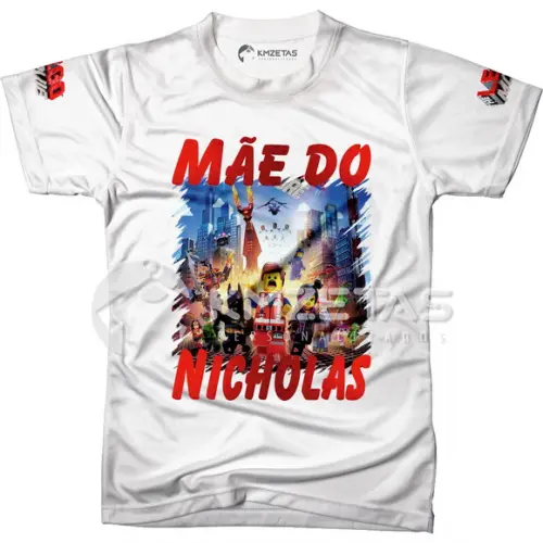 Blusa Uma Aventura Lego Filme Personalizada