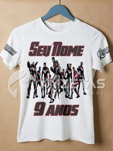 Blusa Vingadores Avengers Ultimato Camisa T-shirt Unissex