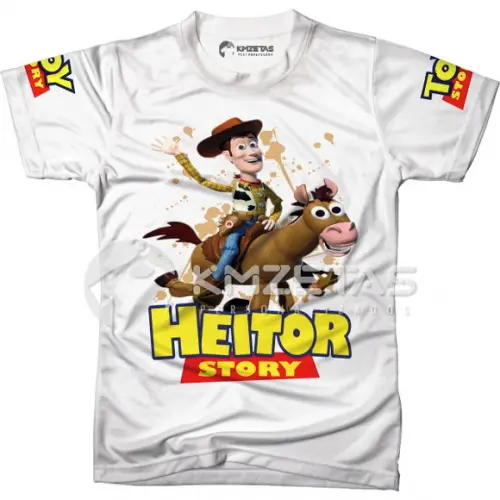 Blusa Woody Bala no Alvo Toy Story Personalizada