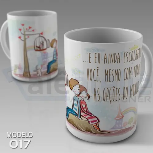 Caneca Dia dos Namorados Eu ainda Escolheria Você