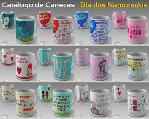 Caneca Dia dos Namorados I Love You