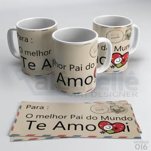 Caneca Dia dos Pais Personalizada - Para Melhor Pai do Mundo