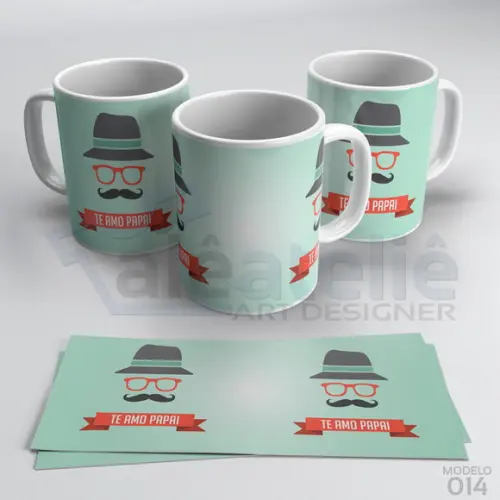 Caneca Dia dos Pais Personalizada - Te Amo Papai