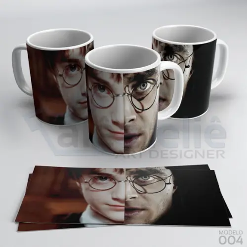 Caneca Harry Potter Alunos Hogwarts Personalizada Porcelana