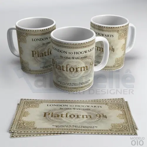 Caneca Harry Potter Lord Voldemort Hogwarts Personalizada