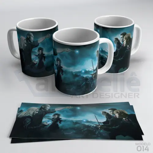 Caneca Harry Potter Plataforma 9 3/4 London to Hogwarts