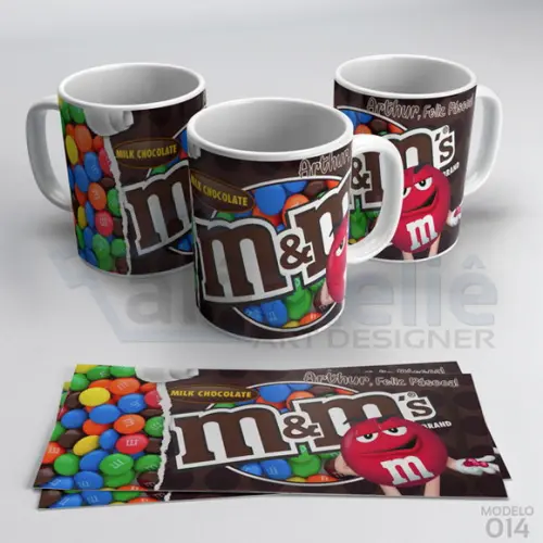 Caneca Páscoa Chocolate Talento Personalizada com Nome