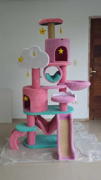 Arranhador para Gato Purpura Gigante