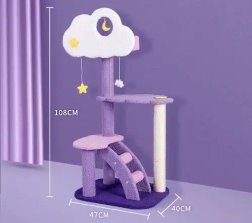 Arranhador para Gato Purpura