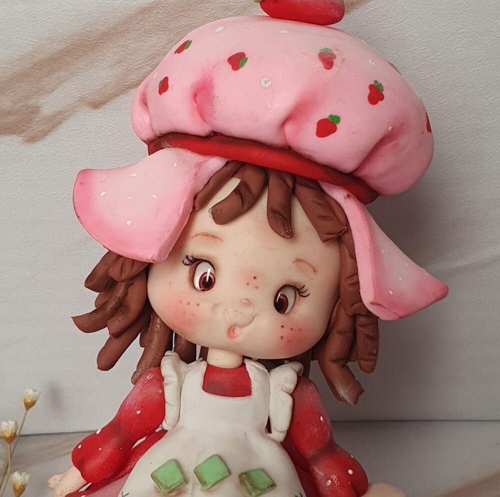 Aplique Moranguinho Biscuit