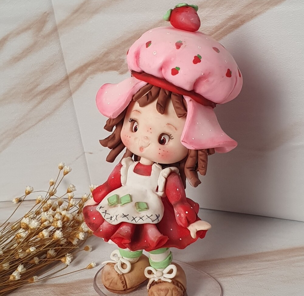 Aplique Moranguinho Biscuit
