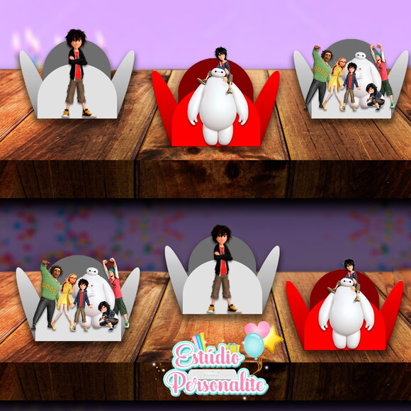 100 Forminhas de Doces Big Hero
