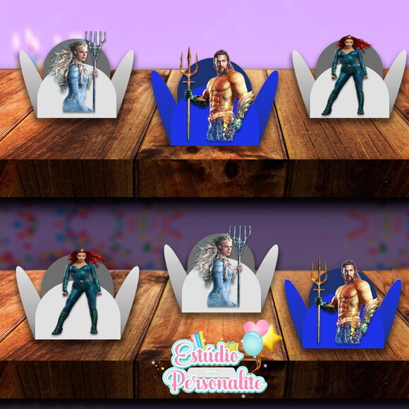 100 Forminhas de Doces Aquaman