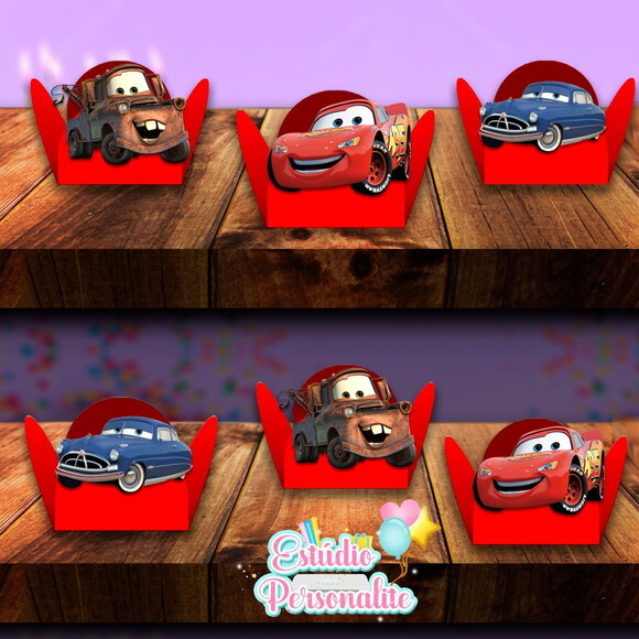100 Forminhas de Doces Carros
