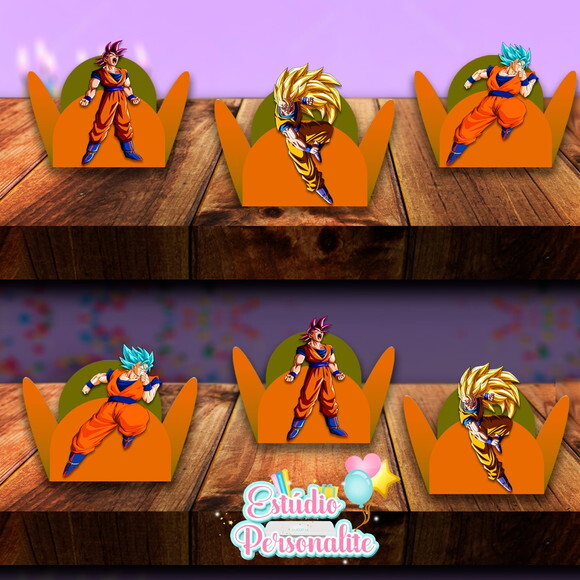 100 Forminhas de Doces Dragon Ball
