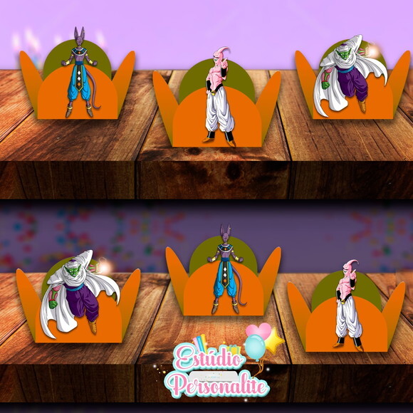 100 Forminhas de Doces Dragon Ball