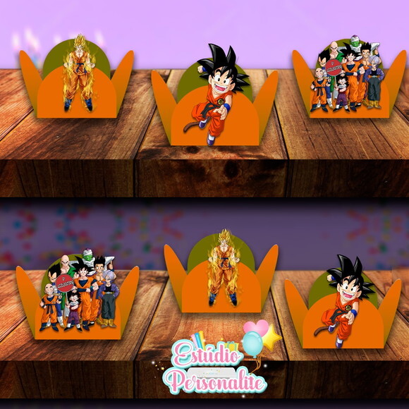 100 Forminhas de Doces Dragon Ball