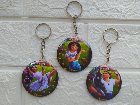 20 Espelhos Chaveiros Encanto Disney - FRETE GRÁTIS REGULAR