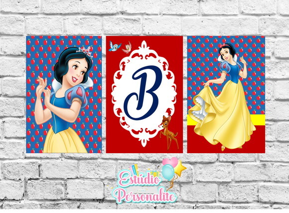 3 Poster Branca de Neve
