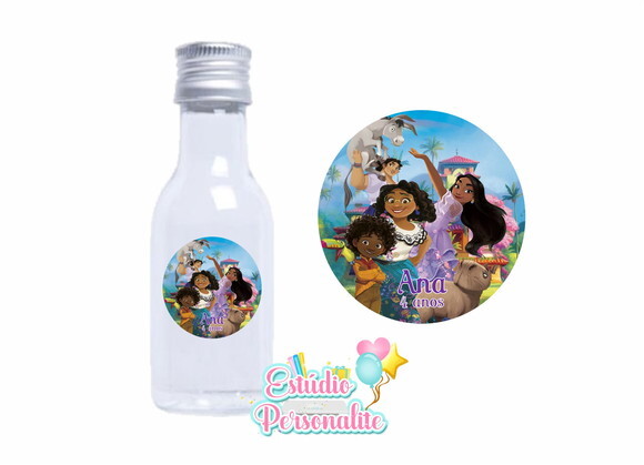 Adesivo p/ Mini Garrafinha Encanto Disney