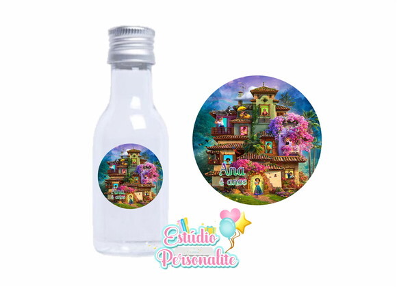 Adesivo p/ Mini Garrafinha Encanto Disney