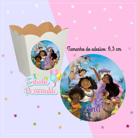 Adesivo para Cachepot Encanto Disney