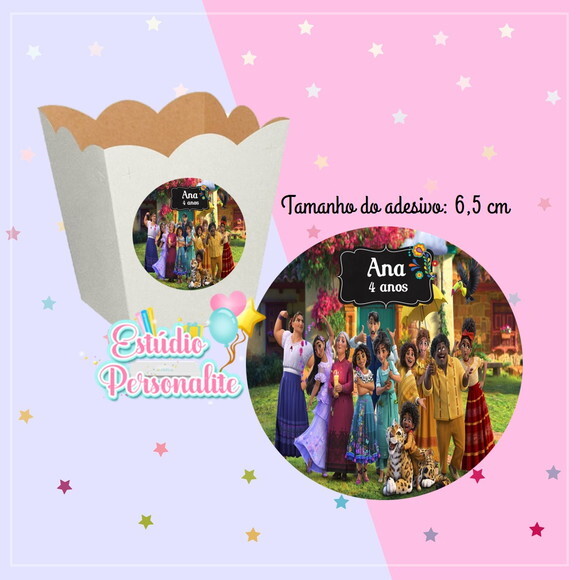 Adesivo para Cachepot Encanto Disney
