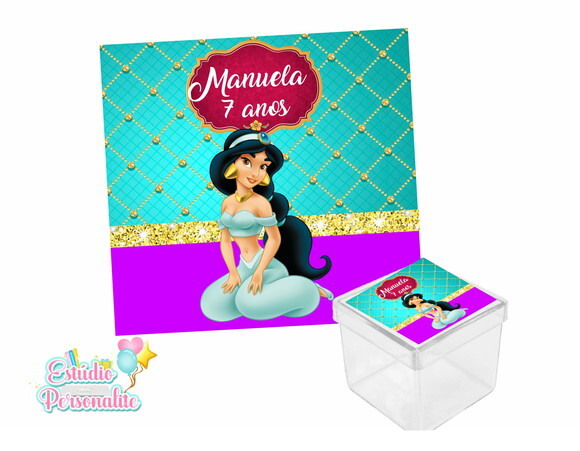Adesivo para Caixinha Acrílica Jasmine
