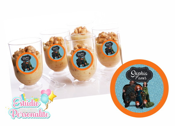 Adesivo para copinho de brigadeiro Valente