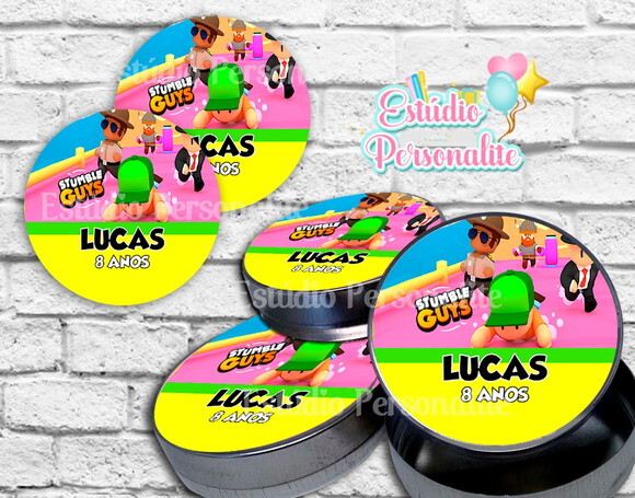 Adesivo para Latinha Stumble Guys