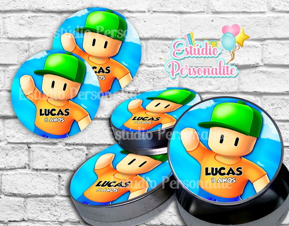 Adesivo para Latinha Stumble Guys