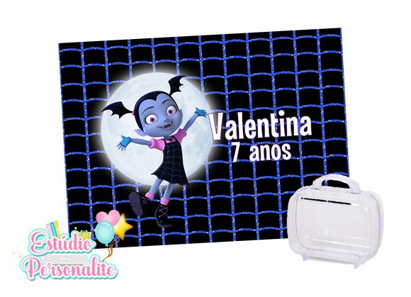 Adesivo para maletinha Vampirina