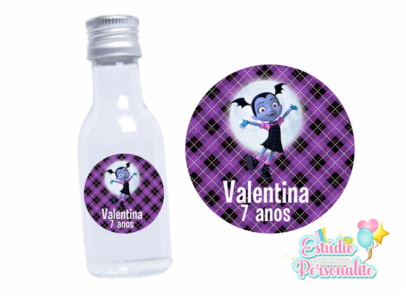 Adesivo para Mini Garrafinha Vampirina