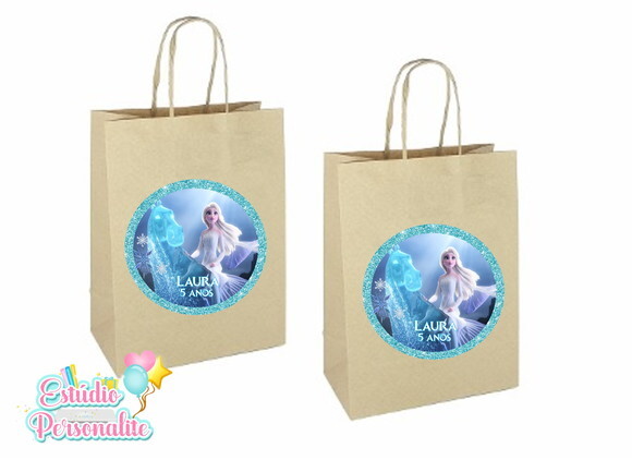 Adesivo para Sacola Kraft Frozen 2