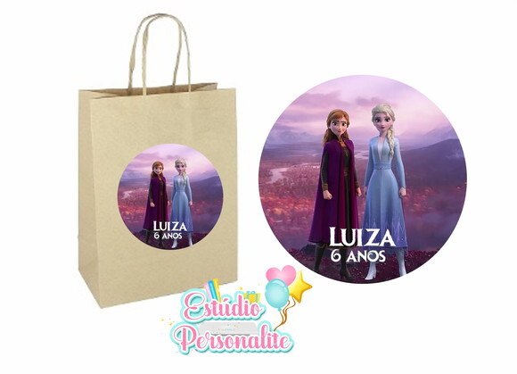 Adesivo para Sacola Kraft Frozen 2