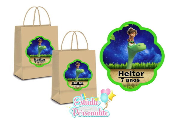 Adesivo para Sacola O Bom Dinossauro