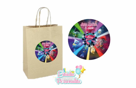 Adesivo para Sacola Trolls 2