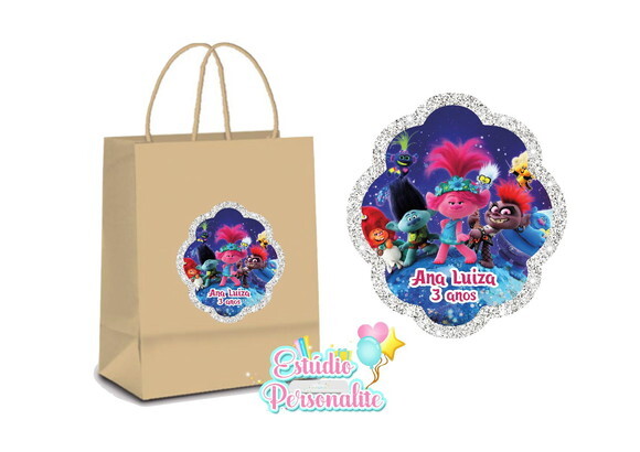 Adesivo para Sacola Trolls 2