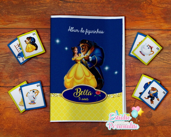 Álbum de Figurinhas a Bela e a Fera