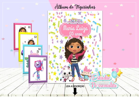 Álbum de Figurinhas a Casa Mágica da Gabby