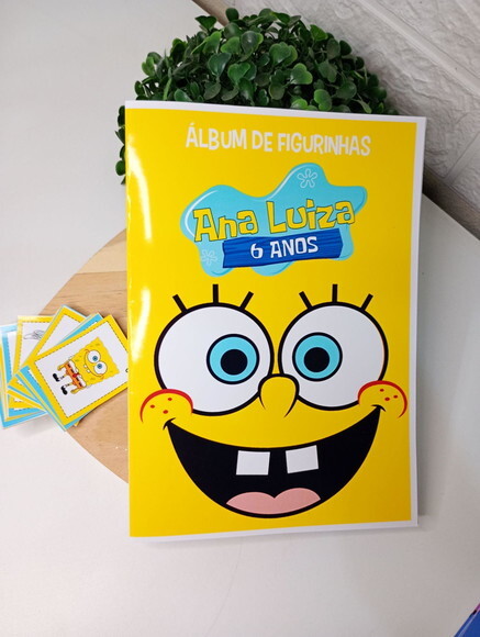 Álbum de Figurinhas Bob Esponja